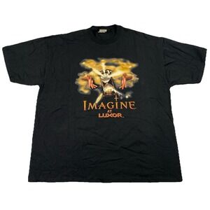 Vintage Imagine At Luxor Show Las Vegas T-Shirt Black USA Size XXL